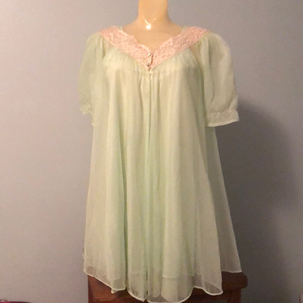 Vintage Lisette Mint Green Baby Doll Set Gem